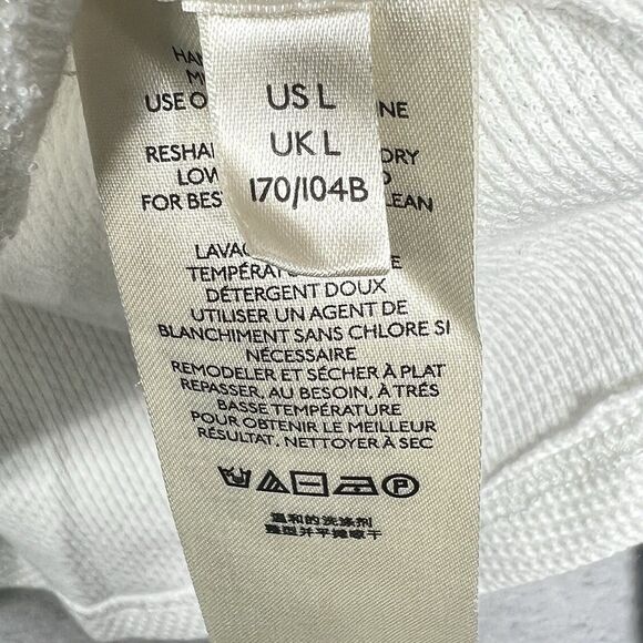 Free People Switch It Up Cuff Thermal Top Crochet White Women’s Large Stretchy - Picture 11 of 13